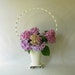 RESERVED FOR CARYLDEE Vintage Metal Basket Flower Planter