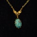 Vintage Blue Stone Angelite maybe, 20 inch Necklace