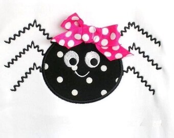 Spider Applique Design Machine Embroidery Design INSTANT DOWNLOAD