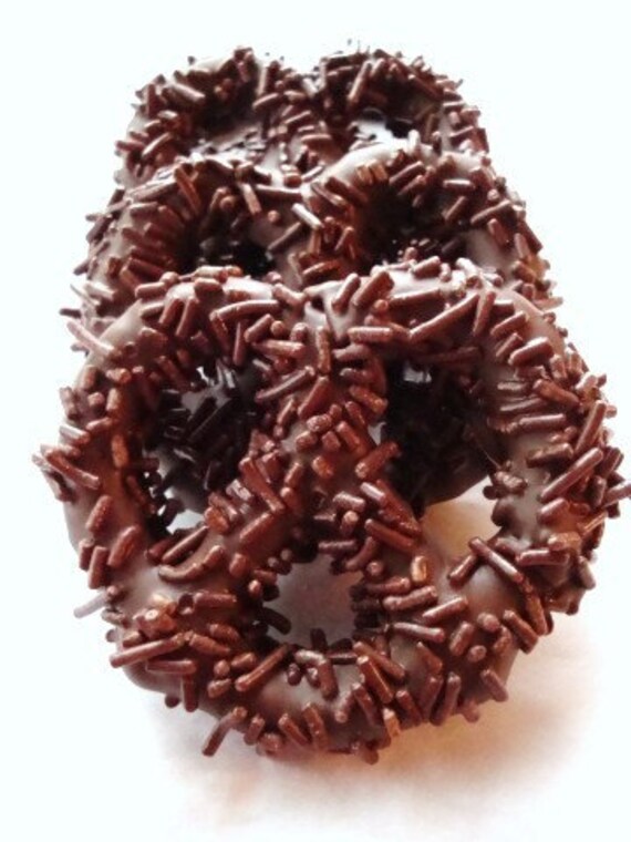 Giant Chocolate Pretzels