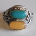 Mystical Vintage Silver Metal Ring with Butterfly Decoration