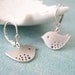 Sweet Sparrow 925 Sterling Silver Earrings