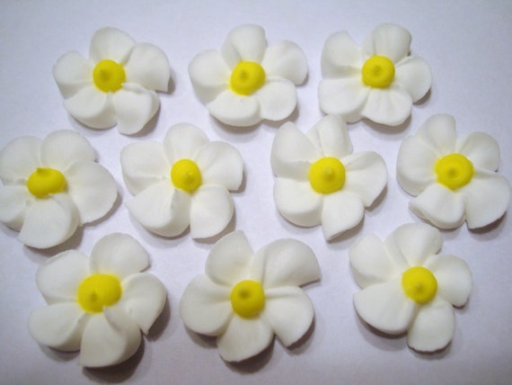 lot of 100 Sugar Flowers royal icing Il_570xn