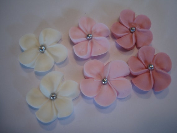 LOT of 100 Royal Icing flowers for Cake Decorating Sugar Flowers Il_570xn