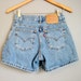 High Waisted Shorts Levis Jean Vintage Denim Hi Rise XS