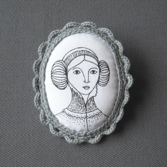 Lady with a Brooch by Rima Shore
