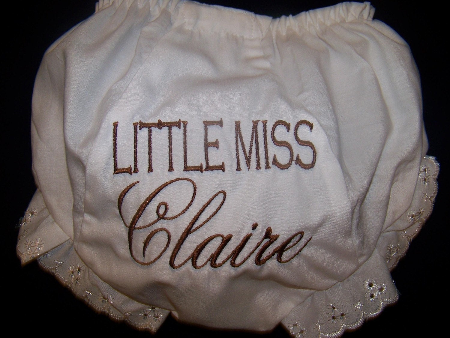 Adorable Personalized Diaper Cover