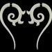 Organic Earrings-Yaldah Curls Bone