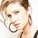 NEW Tribal Style, Wooden Hoops - XL Wooden Post Earrings Brown 1