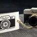 Old Fashioned or Antique Wooden 35mm Camera POULAIN Stamp from Japan