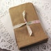 50 SMALL 3 1/4 x 5 1/4 inch Kraft brown PRINTABLE merchandise paper bags - for Packaging, Party Favors, Treats, Retail items