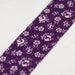 Garden Flowers and buds on Dark Purple Washi Paper Masking Tapes-16.5 yards total