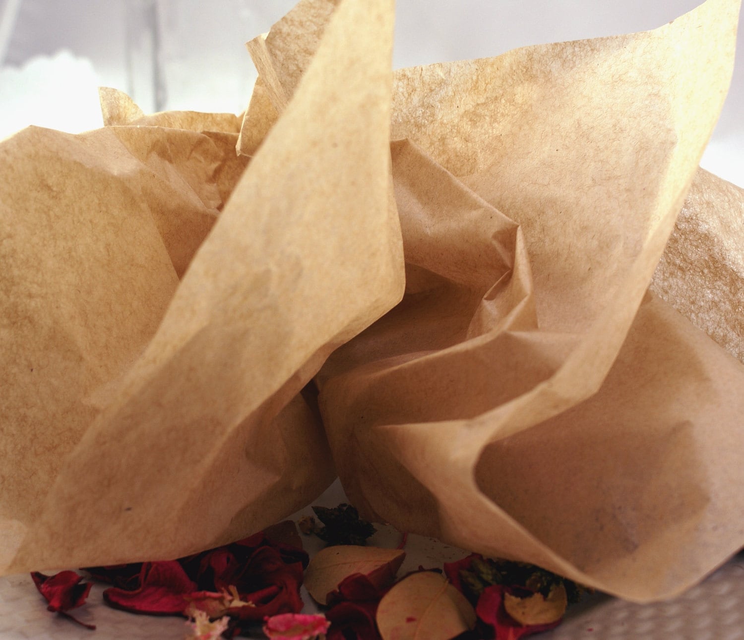 24 sheets of Tissue Paper Kraft brown paper 15 x 20 inch