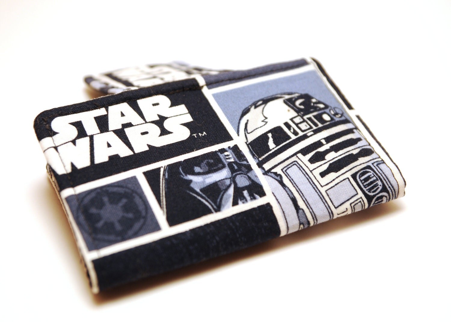 Star Wars Mini Wallet Business Card Holder R2D2 Darth Vader
