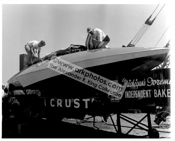 Vintage Seattle Jack Schafer Seafair Hydro Boat Race by arkphotos