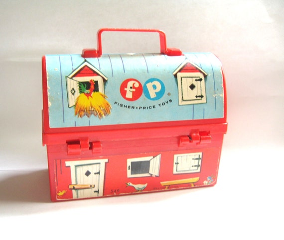 fisher price farm lunch box