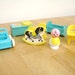 Vintage Fisher Price Nursery Pieces with Baby