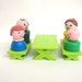 Vintage Fisher Price Picnic Table and Family