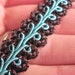 Chocolte Brown and Aqua Blue