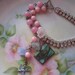 The LoVe LeTtEr.vintage assemblage old ooak bracelet