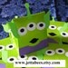 RESERVED for dnb103 - Alien Birthday Party Favor Treat Sacks Goody Bags by jettabees on Etsy