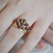 Vintage 18K Gold and Rubies Ring