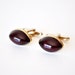 Ruby Red Cufflinks Hickok