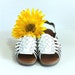 CLEARANCE--White Sandals Wedges. Hurraches. Wedding Shoes. Summer Fashion. US Size 7 1/2