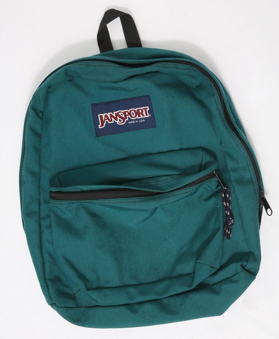 Teal Jansport Backpack Made in USA