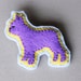 French Bulldog Dog Brooch Felt Pin - Oscar