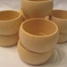 6 Small Unfinished Wooden Chunky Bangles
