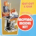 Card Automata Model Kits Super Pack - 4 different models & a signed copy of a drawing.