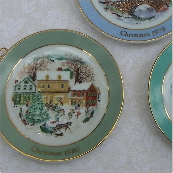 avon christmas plate ornaments set of 3 miniature replicas avon christmas plate ornaments set of 3 miniature replicas