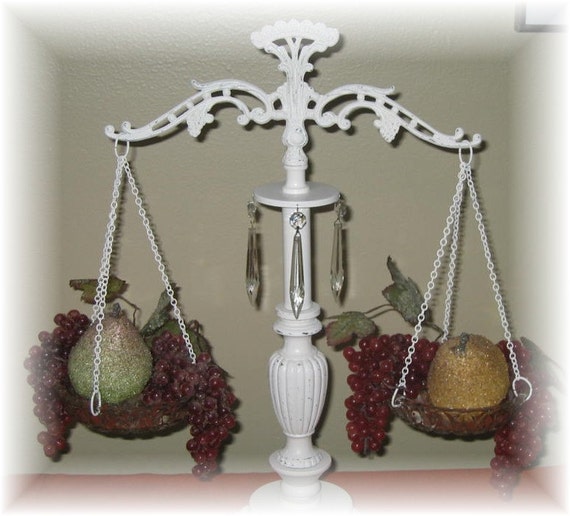 BALANCE SCALE Home Decor Candle Holder Object Holder