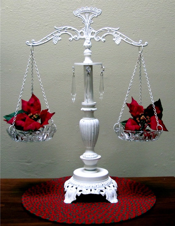 BALANCE SCALE Home Decor Candle Holder Object Holder