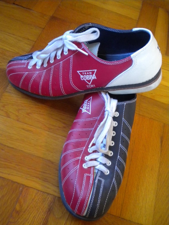 Vintage Red White and Blue COBRA Bowling Shoes Size 13