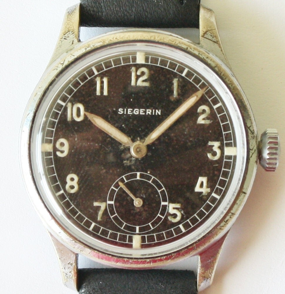 RAREST WW2 German military watch Siegerin Winner