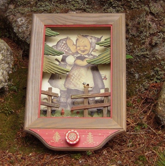 Vintage Thorens ANRI Hummel Music Box MINT Edelweiss