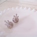 Wedding Earrings Vintage Rhinestone Earrings Screw Back Vintage Rhinestone Earrings Casual Bride