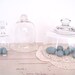 Glass Cloche Collection Vintage Cloches Set of Three Wedding Table Decor Spring Decorating