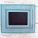 Wedding Chalkboard Frame Blue Framed Chalkboard Beach Cottage Nursery Decor Wedding Chalkboard Table Number
