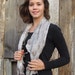 Nuno felted scarf from Icelandic fiber natural gray colors