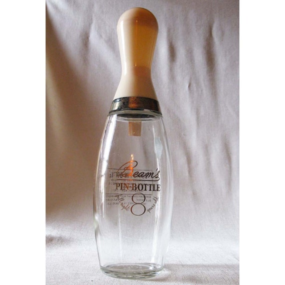 Vintage Jim Beam Pin Bottle Novelty Bowling Pin Bottle
