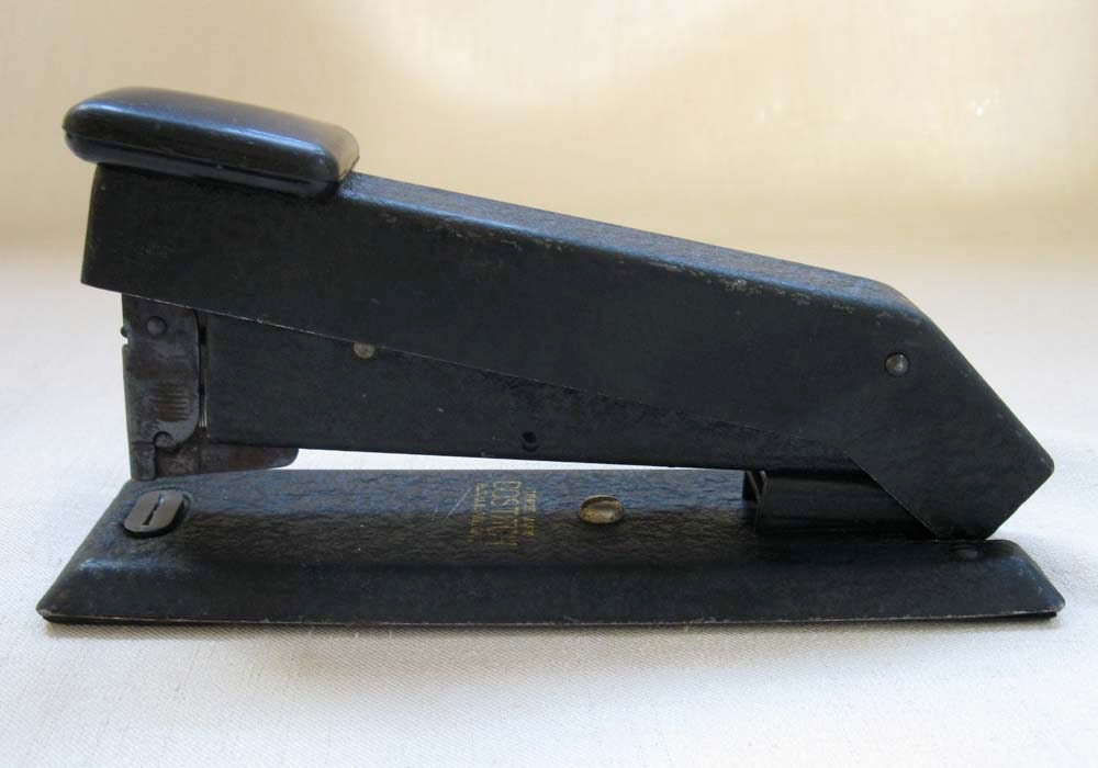 Frankenstein's Stapler Vintage Bostitch Black Industrial