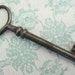Vintage Large French Style Skeleton Key 4"