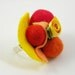 ring felt balls yellow orange red women adjustable free shipping funny bold burlesque carnival mardi gras