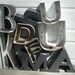 Vintage Stylish Sign Letter U
