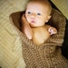 Crochet PATTERN Split V Baby Cocoon Photography Prop Instant Download