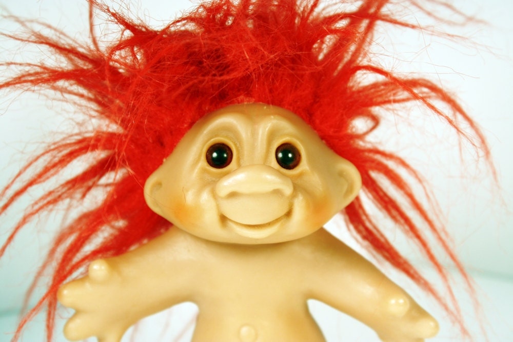 troll with red hair