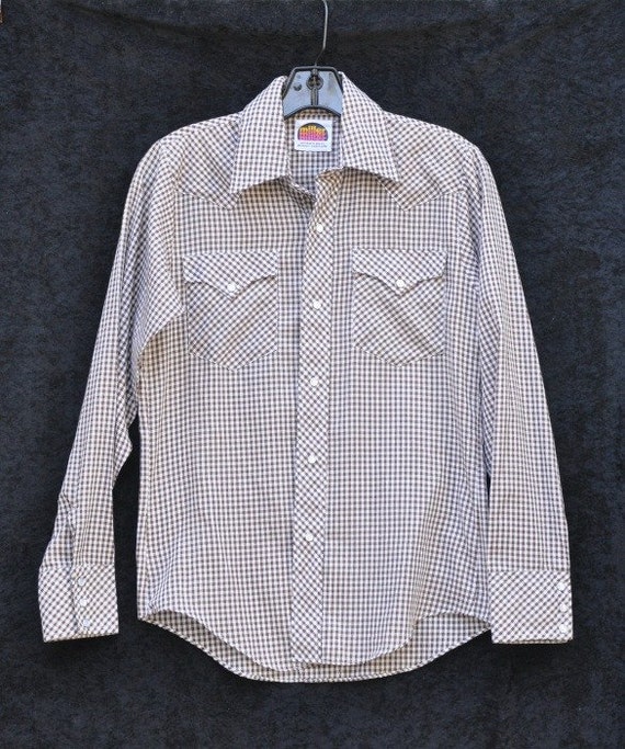 Vintage Men's Miller Western Wear Pearl Snap Cowboy Shirt